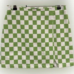 WILD FABLE checkered skirt